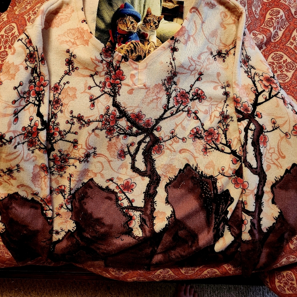 Cherry Blossom Sweater
